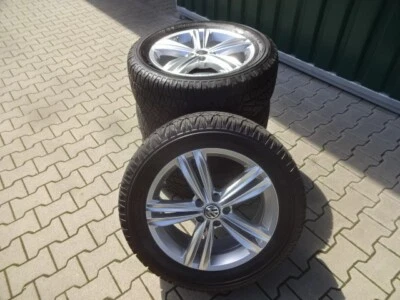 Original VW Tiguan II Alufelgen Offroad Sommerreifen 235/55R18 Sommerräder 7mm 2 - Bild 1 von 4