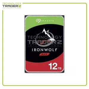 ** ST12000VN0008 Seagate IronWolf 12TB 7.2K SATA 6Gbps 256MB 3.5" Hard Drive ** - Picture 1 of 1