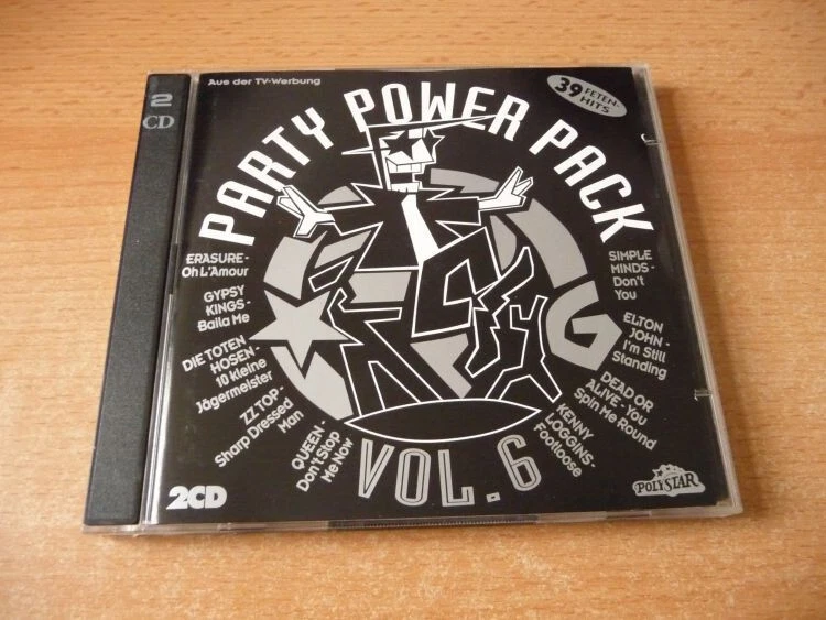 Doppel CD Party Power Pack Vol 6: Queen Eurythmics Dead or Alive Erasure Elton J - Bild 1 von 1