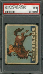 1933 R152 Tootsie Circus The Wild West Show PSA 2 - Imagen 1 de 1