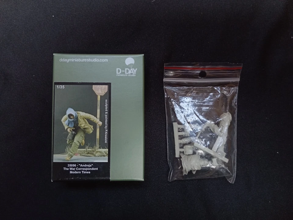 DDAY MINIATURE 1:35 kit 35096 ANDREJA THE WAR CORRESPONDENT - Immagine 1 di 1