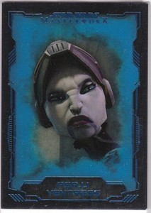 STAR WARS 2016 TOPPS MASTERWORK #36 ASAJJ VENTRESS BLUE PARALLEL BASE CARD /199