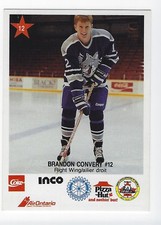 1990-91 Sudbury Wolves (OHL) Brandon Convery