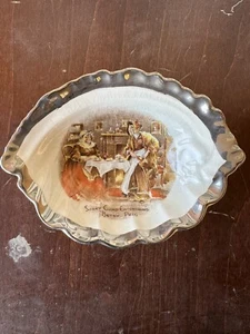 Vintage 40’s Candy Dish Sairey Gamp Entertains Betsy Prig English Ware Lancaster - Picture 1 of 10
