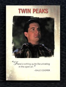 2018 Rittenhouse Archives Twin Peaks Quotable Q15 Rewards Redemption 
