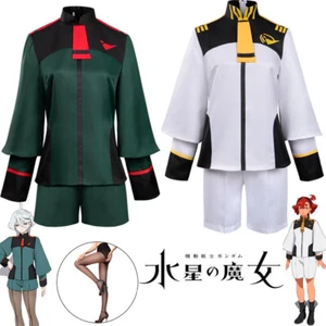 Anime Gundam Miorine Rembran Suletta Mercury Cosplay Disfraz Top Pantalones Cortos Conjunto Completo - Imagen 1 de 22