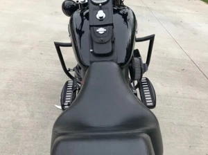 Barra de carretera con protección de motor Bagger 4 Softail Harley Fatboy Heritage 00-17 - Imagen 1 de 7