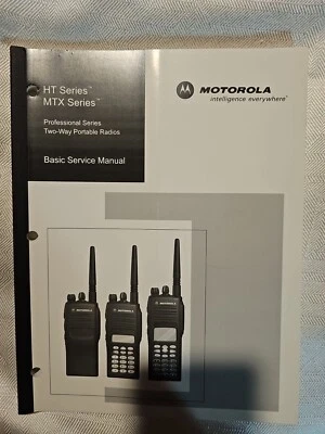 Motorola HT SERIES MTX SERIES Professional Two-way Radios Basic Service Manual - Image 1 of 4