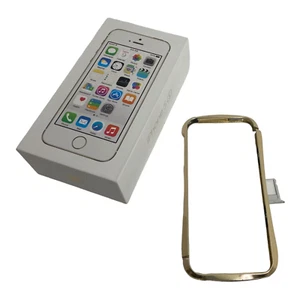 ๐ฅ BOX ONLY APPLE IPHONE 5S 16GB SIM CARD TRAY AND BEZEL USED - K9 - Picture 1 of 7