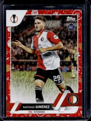 2022 Topps UEFA Jade Edition Santiago Gimenez RC Chinese New Year Parallel #/150 - Image 1 of 2