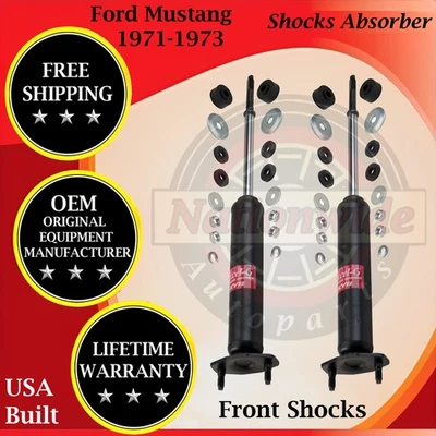 KYB Genuine OEM Front Shocks For 1971-1973 Ford Mustang Lifetime Warranty - Image 1 of 4