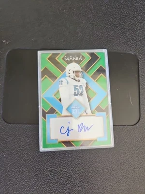 2022 Wild Card Auto Mania Retail - Circle CJ Brewer #AM-C24 Green  - Image 1 of 2