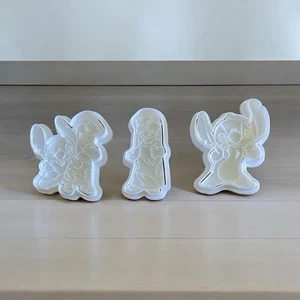 Stitch Cookie Cutter 3D Printed Plastic set Of 3 - Picture 1 of 1