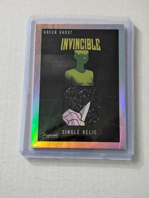 2025 Keepsake INVINCIBLE #472 Single Comic Relic Green Ghost - Image 1 of 2