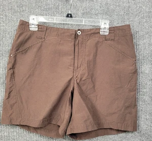 Pantaloncini donna Columbia Sports taglia 12 marroni tasche comodi ripstop asciugatura rapida escursione - Foto 1 di 20
