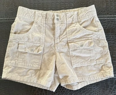 Urban Outfitters BDG Zoey Low Rise Corduroy Cargo Shorts Beige Size 4 - Image 1 of 4