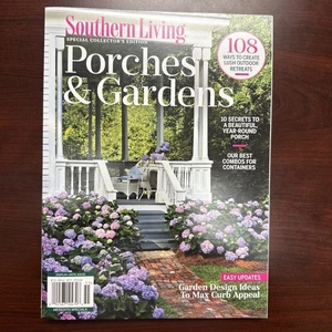 Porches & Gardens: Southern Living Magazine 2025 ~ 108 Lush Outdoor Retreats - Picture 1 of 1