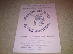 GUISELEY FC v BAILDON TRINITY ATH - 1. MAI 2006 - Bild 1 von 1