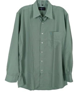 Vintage Ralph Lauren sea green long sleeve button front shirt sz L - Picture 1 of 10