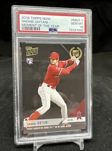 Shohei Ohtani 2018 Topps Now - Moment of the Year #MOY-1 Shohei Ohtani (RC) - Picture 1 of 2