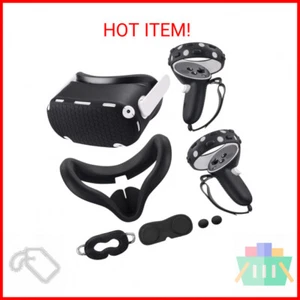 Compatible with Oculus Quest 2 Accessories, Silicone Face Cover, VR Shell Cover, - Picture 1 of 2
