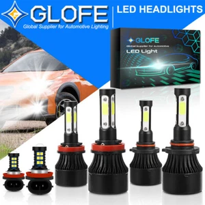 LED Headlight Hi/Low Beam + Fog Light Bulbs 6000K For 2016-2020 Subaru Crosstrek - Picture 1 of 8