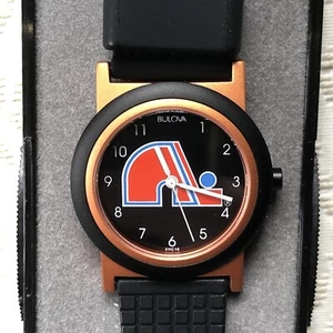 Quebec Nordic Bulova Uhr Sportstime Hockey Sport Team C869236 2HC16 selten - Bild 1 von 19
