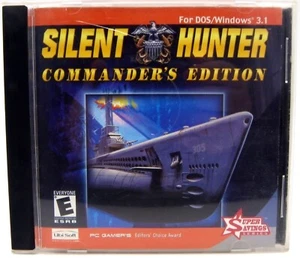 Complete Silent Hunter: Commander's Edition Warship Shooter PC CD-ROM 1997 - Picture 1 of 4