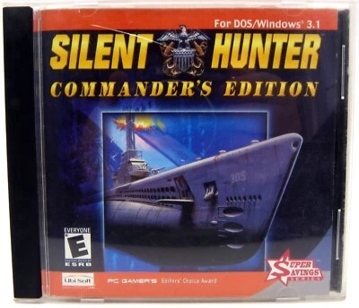 Complete Silent Hunter: Commander's Edition Warship Shooter PC CD-ROM 1997 - Image 1 of 4
