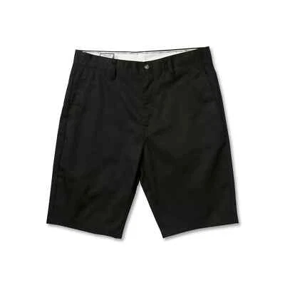 New Volcom Men's Black 8" Inseam Chino Shorts Size 28 - Image 1 of 4