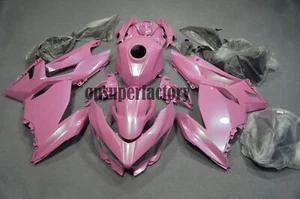 Kit de carenado rosa camaleón + cubierta de asiento de tanque para Kawasaki Ninja 400 2018-2023 - Imagen 1 de 3