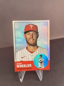 2022 Topps Archives Zack Wheeler Rainbow Foil Parallel 74/199 - Phillies - Bild 1 von 3