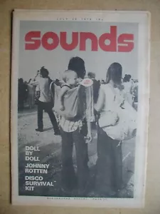 Sounds. July 22, 1978. Blackbushe Festival, Johnny Rotten, Disco, Steel Pulse et - Picture 1 of 9
