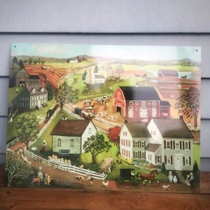 Insegna Latta Gre Gerardi Grande Scena Fattoria 12" x 16" - Foto 1 di 1