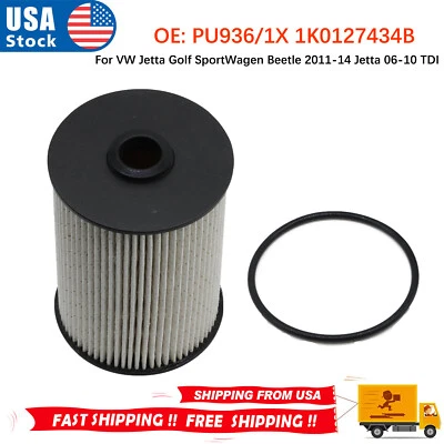 Filtro de combustible PU9361X para VW Jetta Golf SportWagen Beetle 2011-14 Jetta 06-10 TDI Foto 1 de 4