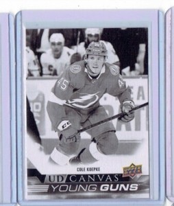 2022-23 Upper Deck Series 2 Cole Koepke Black UD Canvas Young Guns C234