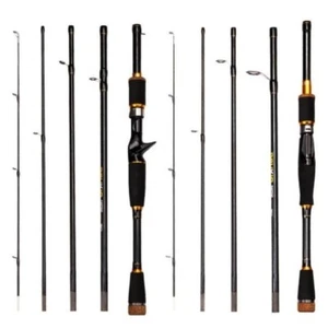 Fishing Rod Casting Spinning Travel Carbon Fiber Pole 4/5 Sections Fishing Rod - Bild 1 von 51