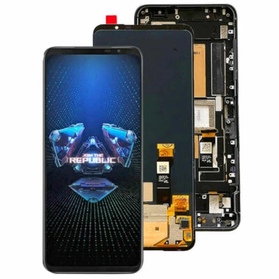 Original LCD Display Touch Screen Replacement + Frame For ASUS ROG Phone 5 / 5S - Image 1 of 4