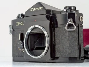 [Exc+5] Cuerpo de cámara fotográfica Canon F-1 F1 35 mm SLR negro de Japón - Imagen 1 de 16