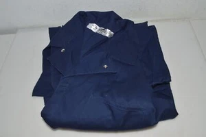 ^^ RED KAP CT14NV9 SNAP FRONT COTTON COVERALL NAVY 56-RG NEW (ELE4) - Picture 1 of 3