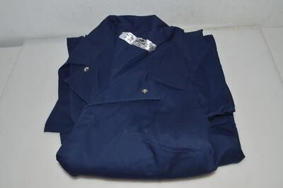 ^^ RED KAP CT14NV9 SNAP FRONT COTTON COVERALL NAVY 56-RG NEW (ELE4) - Image 1 of 3