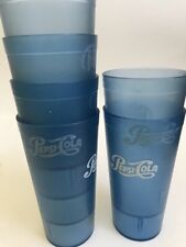 Pepsi Dr. Pepper Cups Blue Impact Tumbler 16oz, Set of 6 - Restaurant Supply