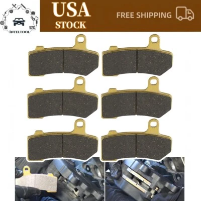 Front & Rear Brake Pads for 2008-2018 Harley Davidson FLHX Street Glide FA409	 Foto 1 de 4
