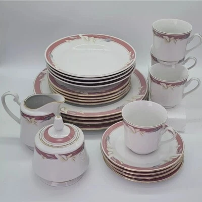 Juego de vajilla Majesty Taupe Fantasy #8394 22 piezas  Foto 1 de 4