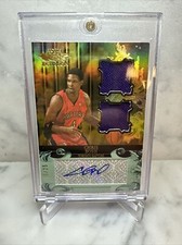 2007 Topps Echelon Chris Bosh Dual GAME USED Jersey Patch Relic Auto SSP /25 🔥