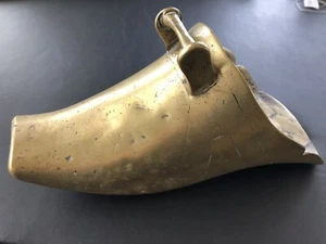 Vintage Conquistador Style Single All Brass Horse Stirrup II - Picture 1 of 4