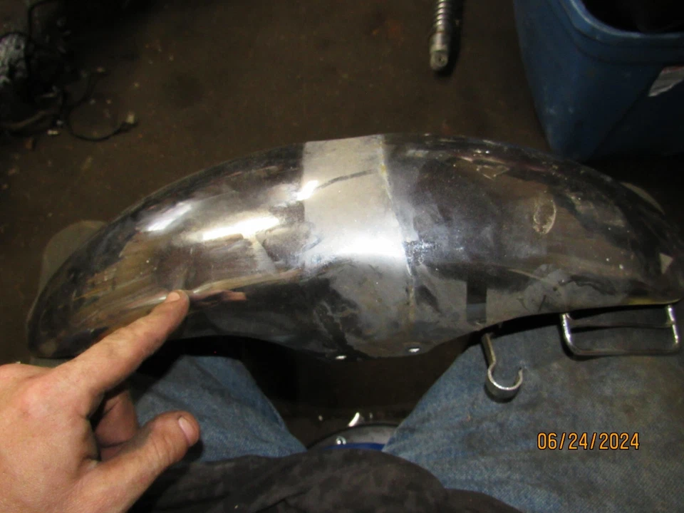 1983 honda cb550 sc nighthawk front fender Foto 1 de 1