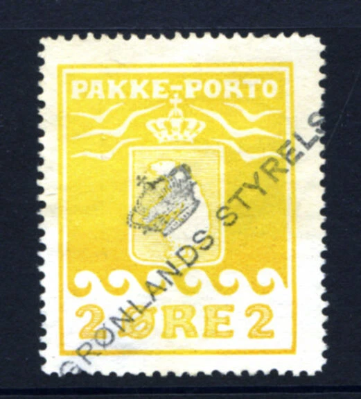 Groenlandia Scott Q2 2 Ø Poste de paquete fino usado escaneo parece más brillante que el sello Foto 1 de 2