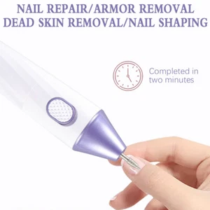 Portable Nail Polisher with 5 Polishing Heads Professional Nail Grinding Machine - Picture 1 of 7
