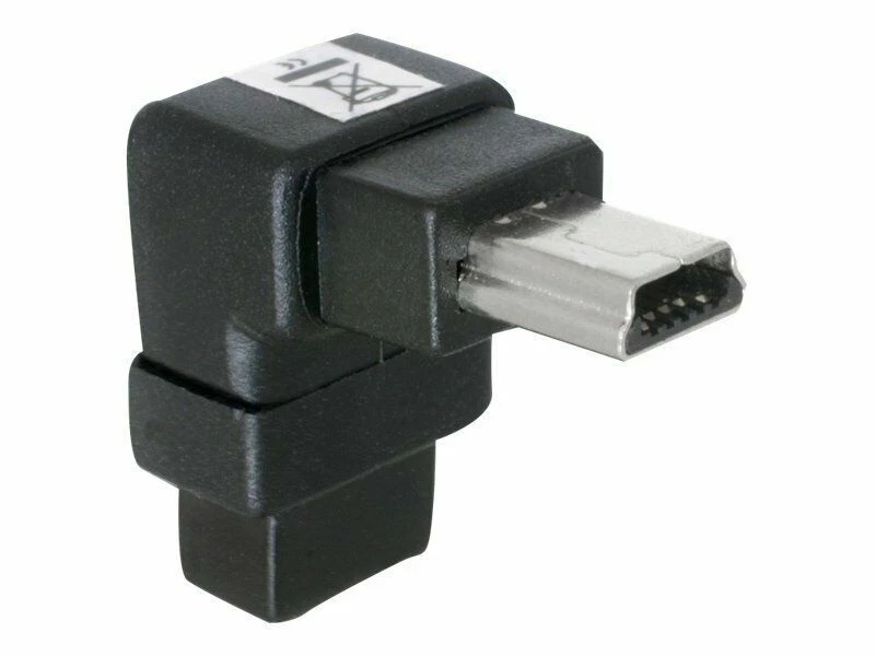 Delock 65097 Adapter Usb-b Mini 5pin Stecker/buchse 90°gewinkelt